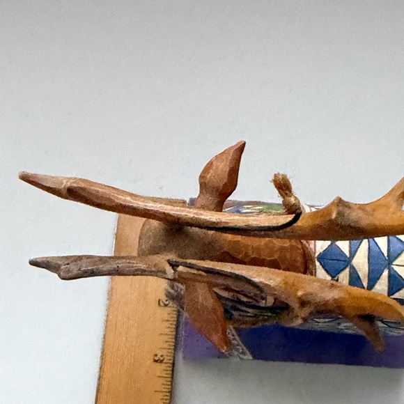 Jim Shore Dash Away Reindeer Heartwood Creek Blanket Antlers 2004 READ! As is - Picture 3 of 10